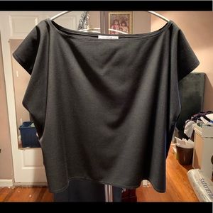 Zoran short sleeve dolman sleeve blouse 100%wool